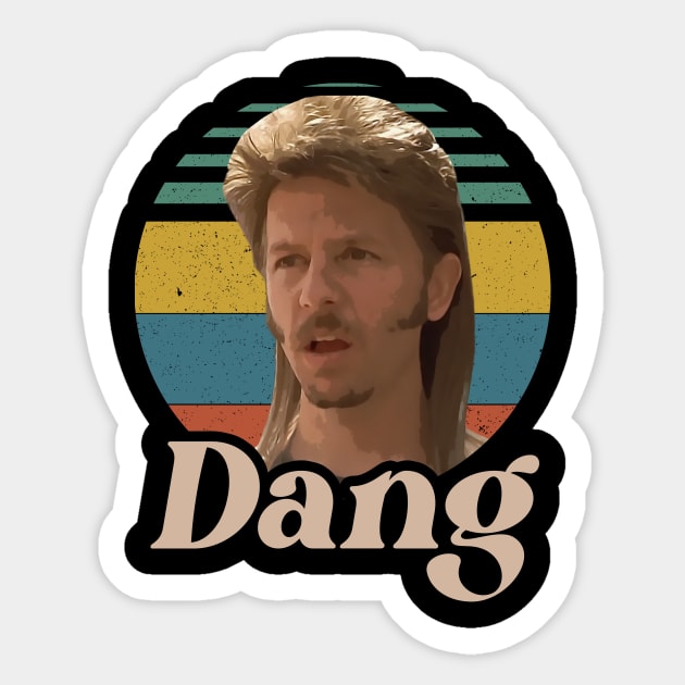 Retro Dang Movie Tribute Design Sticker by Lovely Tree